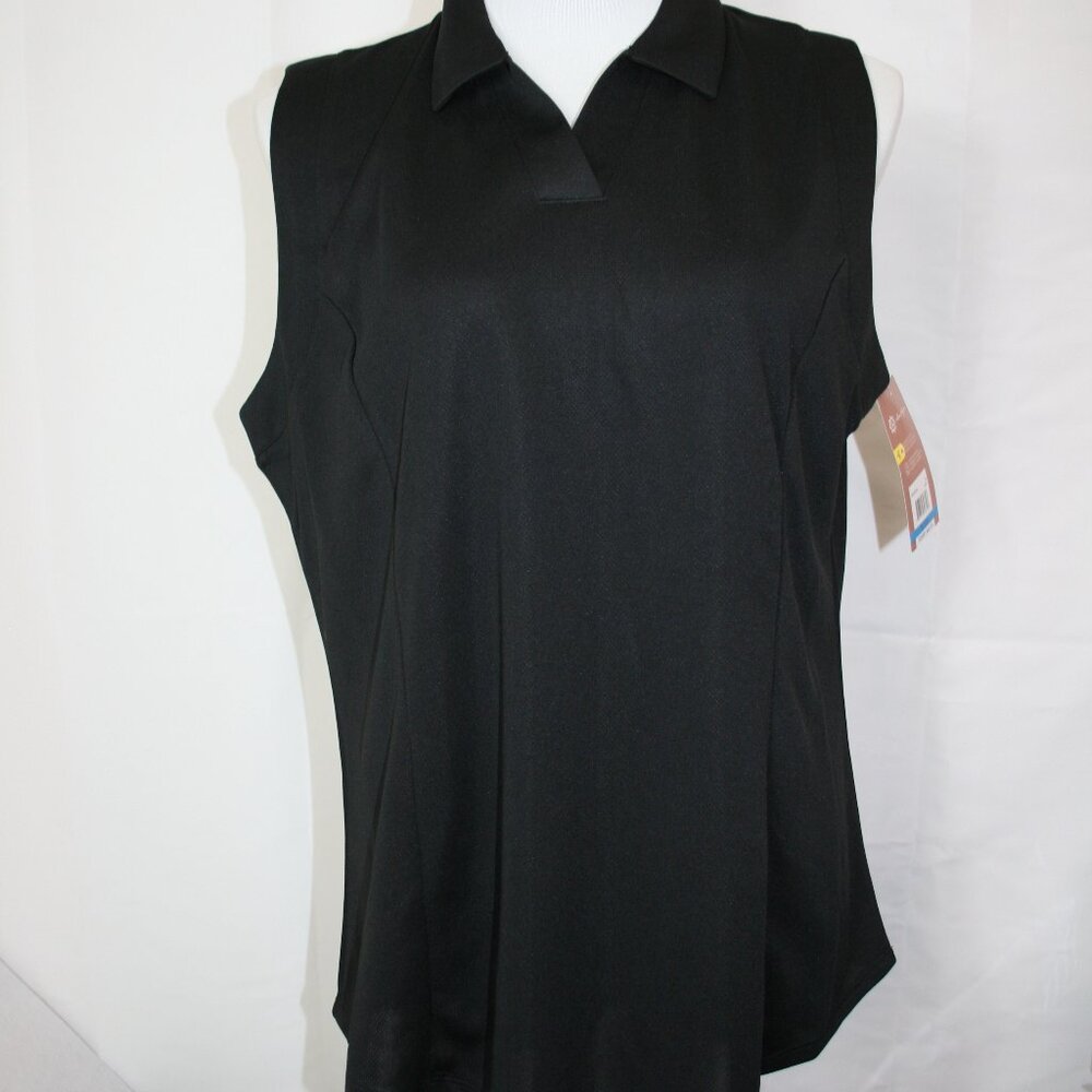 NWTS Ben Hogan Women's Ventilation Solid Sleeveless Polo Size XL